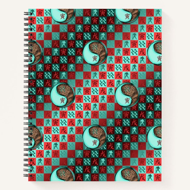 Cuaderno Acuario & Tigre de Tierra (Anverso)