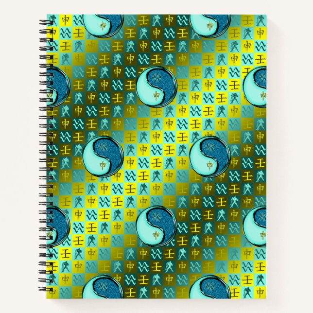 Cuaderno Acuario y Mono de Agua (Anverso)