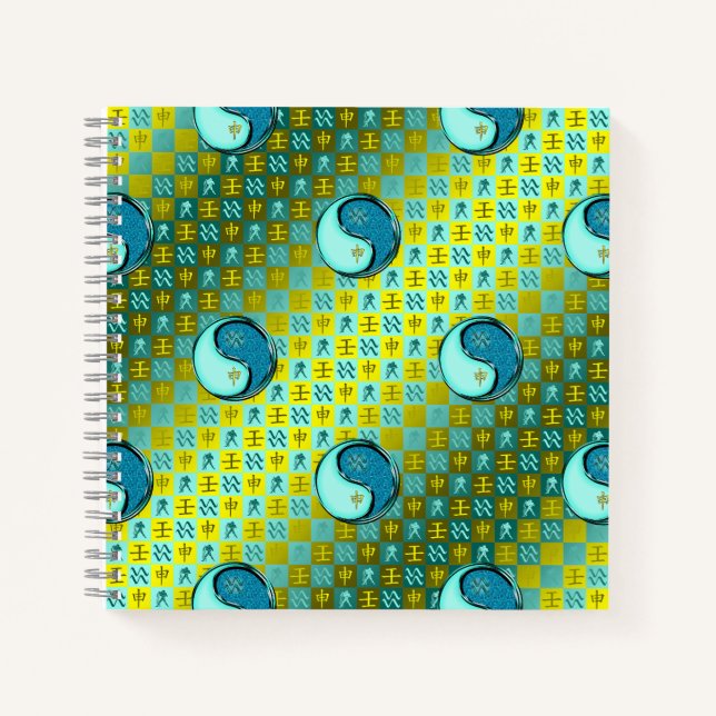 Cuaderno Acuario y Mono de Agua (Anverso)