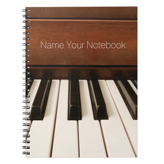 Cuaderno acústico personalizado de la música del (Frente)