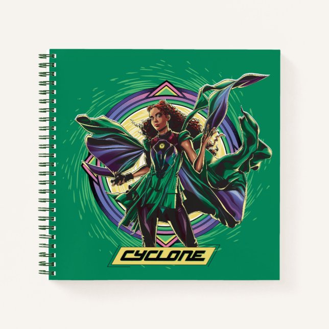 Cuaderno Adam negro | Gráfico de caracteres ciclónicos (Anverso)