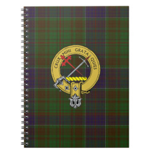 Cuaderno Adams Tartan y Clan Badge