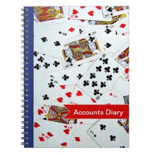 Cuaderno adaptable de los juegos de naipes