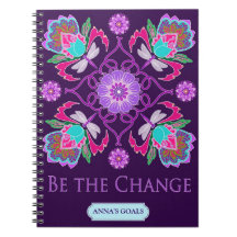 Cuaderno adaptable - sea el cambio - libélula