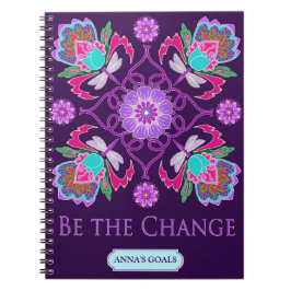 Cuaderno adaptable - sea el cambio - libélula