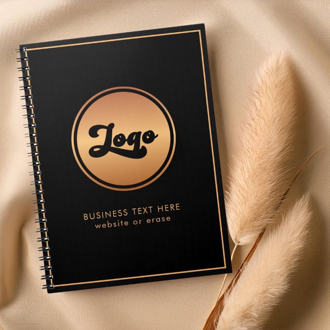 Cuaderno Add Gold Business Company Logo & Text Professional (Subido por el creador)