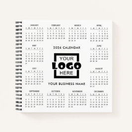 Cuaderno Add Your Own Business Logo 2026 Calendar | 