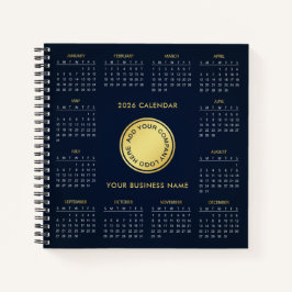 Cuaderno Add Your Own Business Logo 2026 Calendar | 