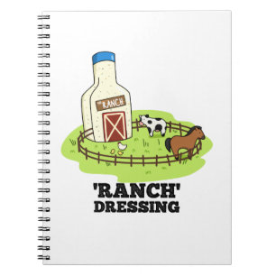 Cuaderno Aderezo Ranch Pun Comida Divertida