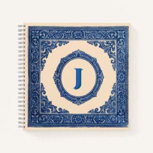 Cuaderno Aderno Espiral Personalizado: Arte de Azulejos