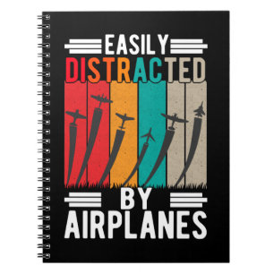 Cuaderno Adicto a avión Gracioso piloto de aviones RC