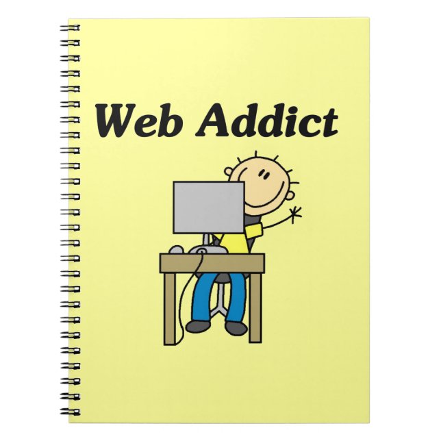 Cuaderno Adicto a la Web (Frente)