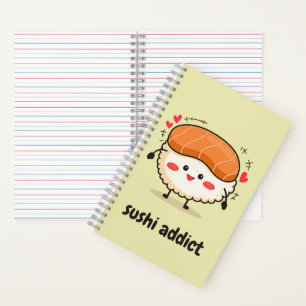 Cuaderno adicto al sushi