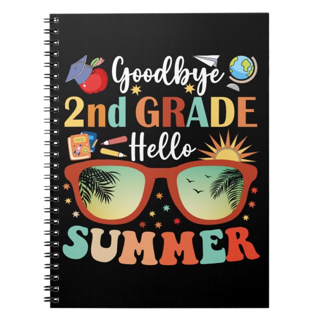 Cuaderno Adiós 2º grado Hola verano (Frente)
