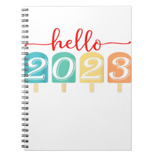 Cuaderno Adiós 2022 Hola 2023 Feliz Año Nuevo Gracioso Chri