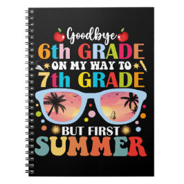 Cuaderno Adiós 6º grado Hola 7º grado pero primer verano