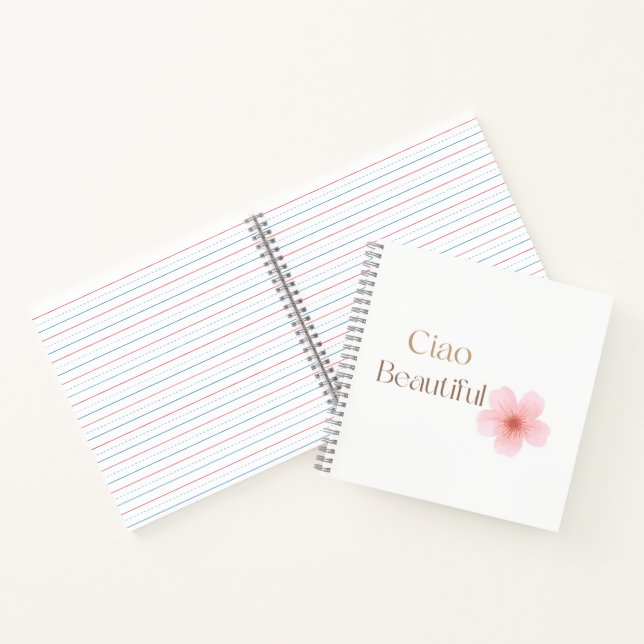 Cuaderno Adiós Bella, Regalo Floral Elegante (Interior)