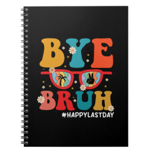 Cuaderno Adiós Hermano Maestro Feliz Último Día de Escuela