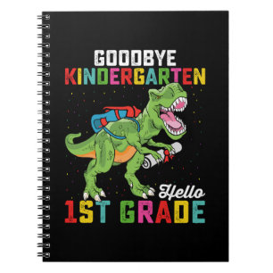 Cuaderno Adiós jardín de infancia hola 1er grado T Rex Scho