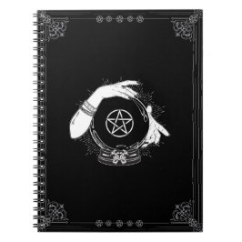 Cuaderno Adivino Místico Negro Bola de Cristal Mística