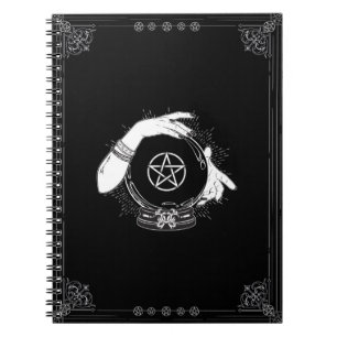 Cuaderno Adivino Místico Negro Bola de Cristal Mística