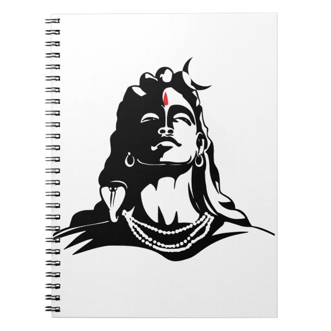 Cuaderno Adiyogi Mahadev OM Namah Shivaya hindú (Frente)
