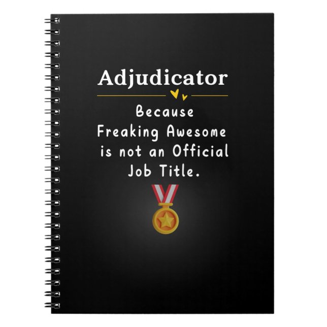 Cuaderno Adjudicador (Frente)