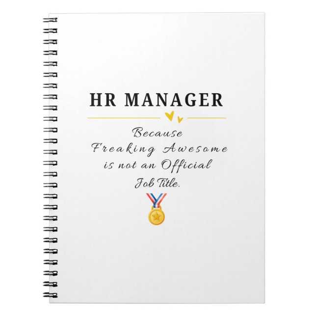 Cuaderno Administrador de recursos humanos (Frente)