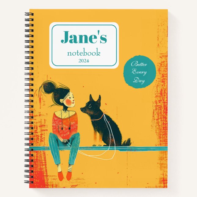 Cuaderno Adolescentes jovencitas personalizadas, personaliz (Anverso)