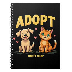 Cuaderno Adopta No Compres - Rescate de Mascotas Lindas Ama