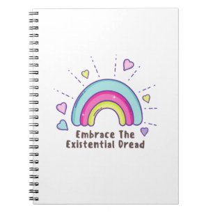 Cuaderno Adoptar el bloc de notas Existencial Dread Funny