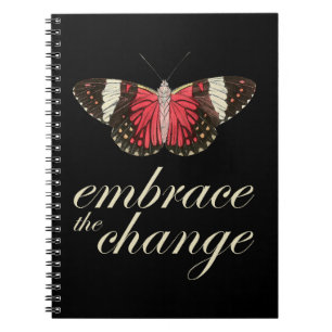 Cuaderno Adoptar el cambio - Mariposa rosa