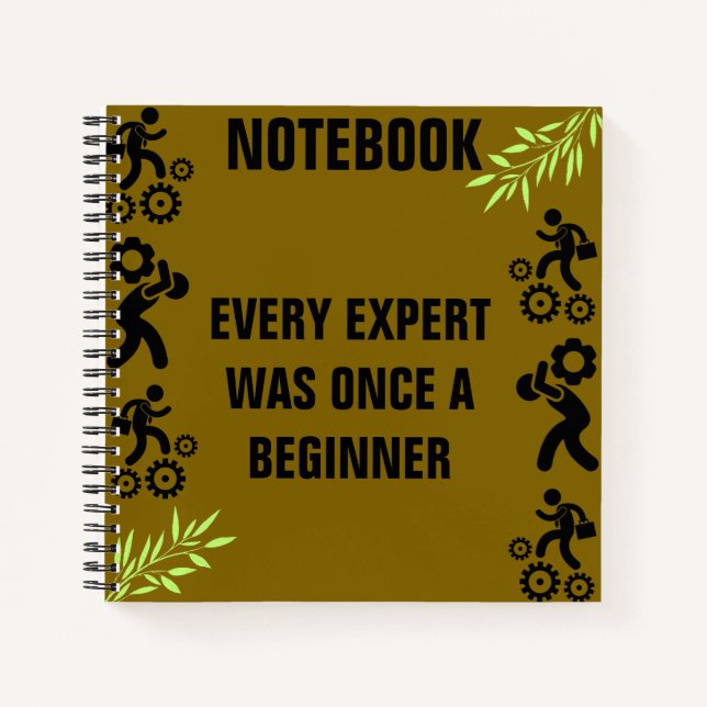 Cuaderno Adoptar el progreso, olvidar la perfección (Anverso)