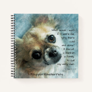 Cuaderno Adoptar un Mascota de refugio - Chihuahua