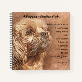 Cuaderno Adoptar un Mascota de refugio - Shih Tzu