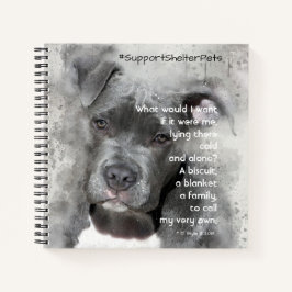 Cuaderno Adoptar Un Mascota De Refugio - Toro De Pit