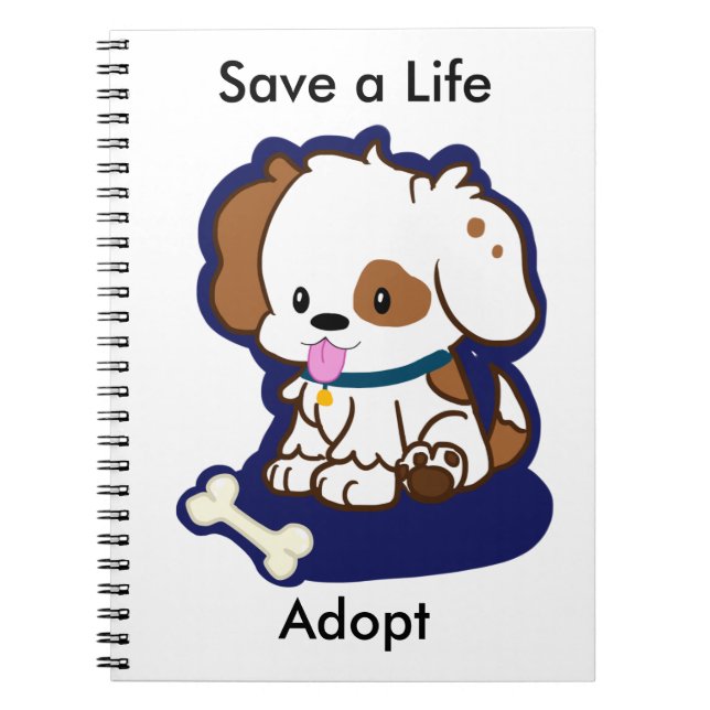 Cuaderno Adopte un perro (Frente)