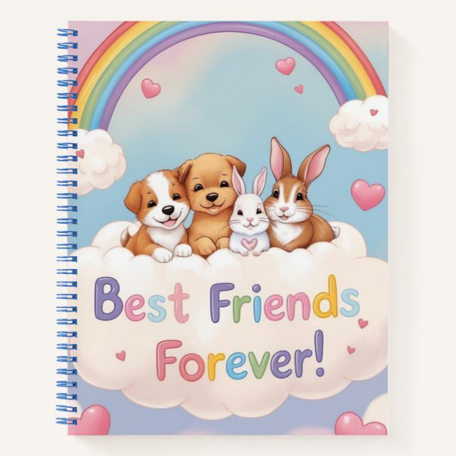 Cuaderno Adorable Cat Best Friends Forever (Anverso)