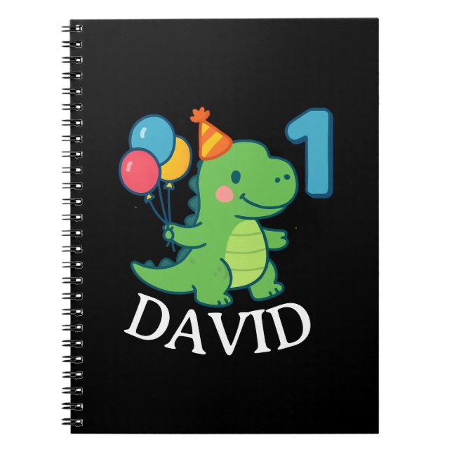 Cuaderno Adorable Cumpleaños Dino (Frente)