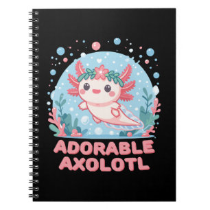Cuaderno Adorable Cursibilidad Acuática Axolotl