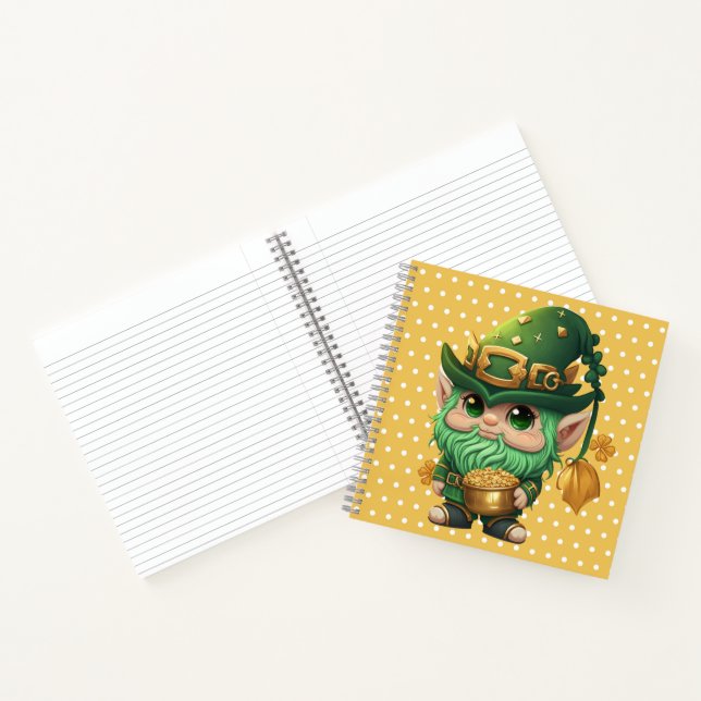 CUADERNO ADORABLE CUTE SMILIING IRISH LEPRECHAUN (Interior)
