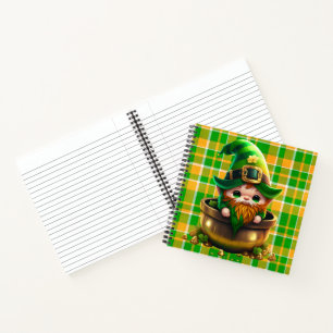 CUADERNO ADORABLE CUTE SMILIING IRISH LEPRECHAUN