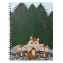 Cuaderno Adorable familia Fox