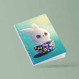 Cuaderno Adorable fauna de la primavera Guardian: Conejito 