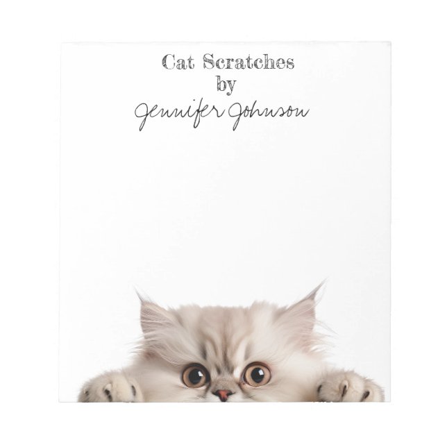 Cuaderno Adorable Gato Divertido (Frente)