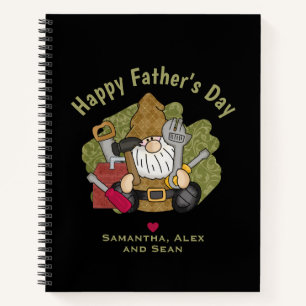 Cuaderno Adorable Handyman & Carpenter Garden Gnome