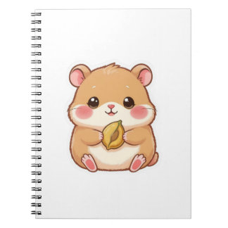 Cuaderno Adorable Kawaii Chibi Hamster