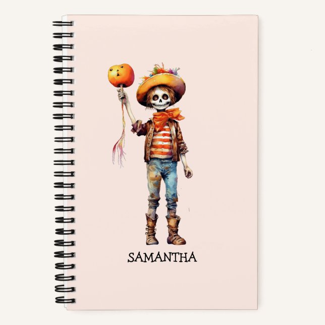 Cuaderno Adorable Kid Zombie - Cute Halloween (3) (Anverso)
