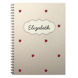 Cuaderno Adorable, Ladybugs, Luminoso-Personalizado