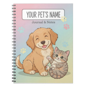 Cuaderno Adorable para Mascotas – Diario Personali